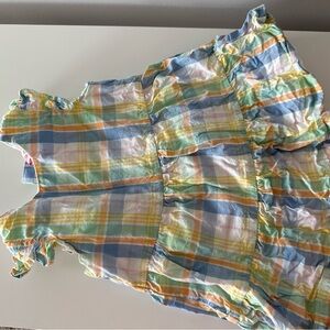 Ruffle Butts Colorful Plaid Dress